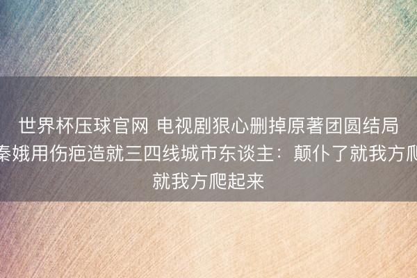 世界杯压球官网 电视剧狠心删掉原著团圆结局？忆秦娥用伤疤造就三四线城市东谈主：颠仆了就我方爬起来